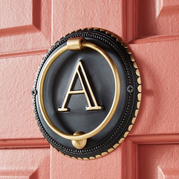 Nora Monogram Door Knocker letter X